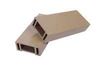 Ανθεκτικός ξύλινος πλαστικός σύνθετος φράκτης, υπαίθριο ξύλινο σύνθετο κιγκλίδωμα pe