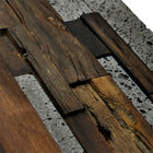 Φυσικό ξύλινο μικτό πάτωμα χρώμα μωσαϊκών, παλαιές επιτροπές τοίχων σκαφών μορφωματικές ξύλινες