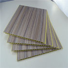 Ενσωματωμένη WPC επιτροπή τοίχων μπαμπού ίνα, διακοσμητικό ξύλινο πλαστικό σύνθετο ανώτατο όριο PVC