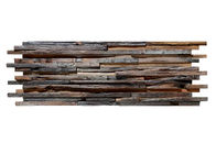Εσωτερικό/εξωτερικό ξύλινο ξύλινο σιτάρι επιτροπών τοίχων μωσαϊκών, διακοσμητικές τρισδιάστατες ξύλινες επιτροπές τοίχων